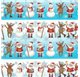Papel de Embrulho 70cm Santa's Festive Gathering