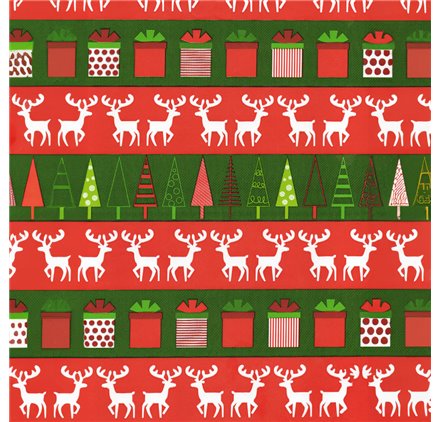 Papier do pakowania Reindeer Rhythm