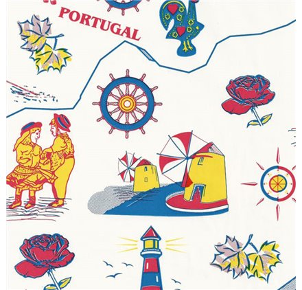 Papel de Embrulho 70cm Lembrança de Fátima