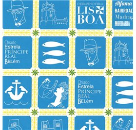 Papel de Embrulho 70cm Primavera Portuguesa