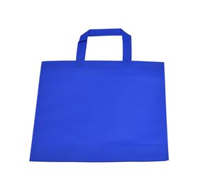 Saco TNT asa pequena azul escuro 35x40cm 