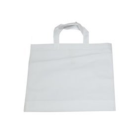Sac TNT blanc petite anse 35x40cm