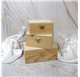 Caixinha de madeira Rebelde Royal Treasure 93x73x46mm