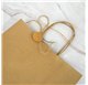 Kraft Label 30x30mm