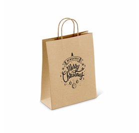 Paper Bags 180x80x240mm Merry Christmas