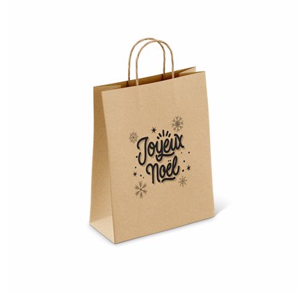 Sacos de Papel 180x80x240mm Joyeux Noel