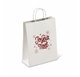 Weiße Papiertüten 250x100x320mm Joyeux Noel