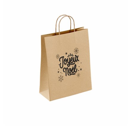Bolsas de Papel 250x100x320mm Joyeux Noel