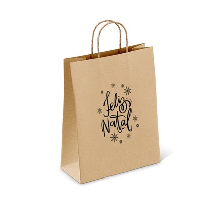 Sacs en Papier 250x100x320mm Feliz Natal