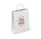 Sacos de Papel Brancos 250x100x320mm Feliz Natal