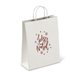 Sacos de Papel Brancos 320x120x420mm Feliz Natal