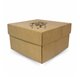 Caixa de cartão Gourmet M 205x205x120mm Feliz Natal