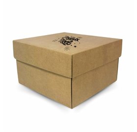 Scatola di Cartone Gourmet M 205x205x120mm Joyeux Noel