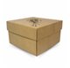 Caixa de cartão Gourmet M 205x205x120mm Feliz Navidad