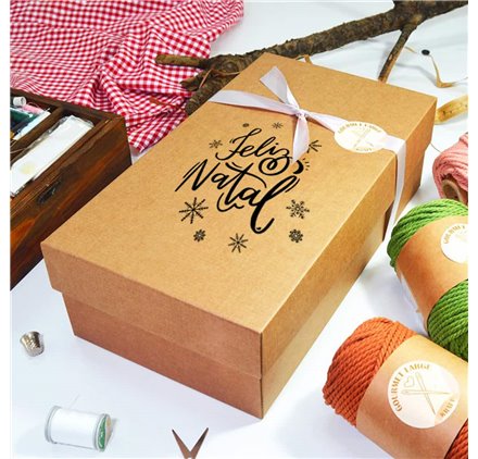 Gourmet-Box L 350x190x105mm Feliz Natal