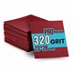Papier de Verre en Aluminium Rouge ProFinish 320 Grit 230x280mm