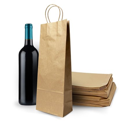 Paper bag 1 bottle