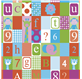 Geschenkpapier Spielerisches Alphabet 62cm x 90m