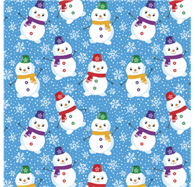 Bonecos de Neve no Gelo 62cm 80m