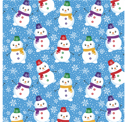 Bonecos de Neve no Gelo 62cm 80m
