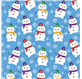 Carta da Regalo Pupazzi di Neve sul Ghiaccio 62cm x 90m