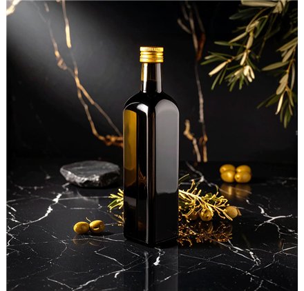 Garrafa de vidro Orquidea Escura 500ml
