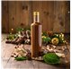 Garrafa de vidro Lotus 750ml 75cl com Tampa Dourada