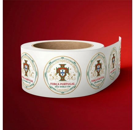 World Cup Labels Portugal 1 – 40x40mm