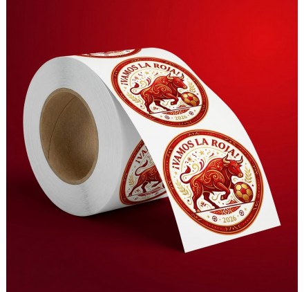 World Cup Labels Spain 1 – 40x40mm