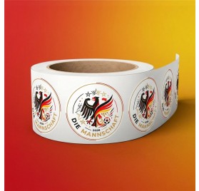 Étiquettes Coupe du Monde Allemagne 1 – 40x40mm