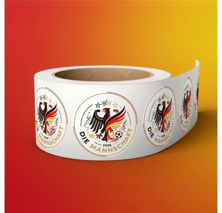 World Cup Labels Germany 1 – 40x40mm