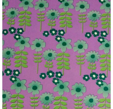 Papel de embrulho jardim de flores lilaz