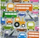 Papel de embrulho infantil carrinhos