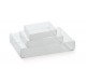 Caixa cassete transparente para bombons e chocolates 255x205x40mm
