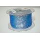 Ruban organza bleu - effet multicolore 50mm x 15m