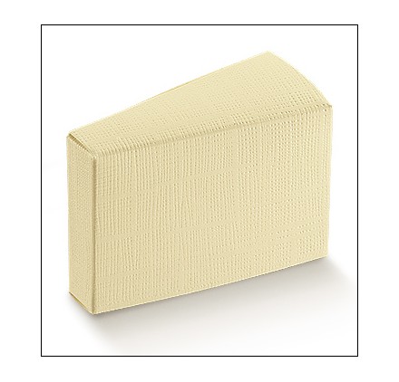 Caixa seta avorio fetta torta 80x45x50mm