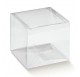 Caixa acetato transparente automatico 80x80x80mm