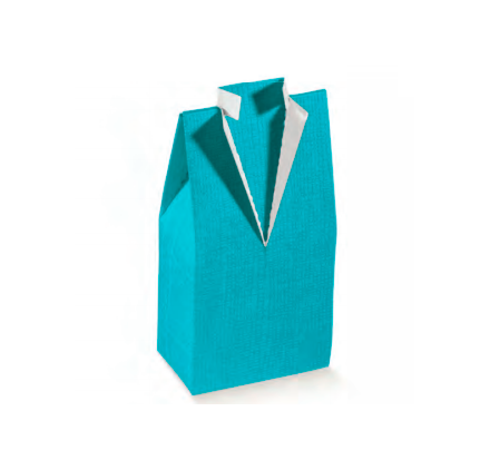 Caixa seta bluette camicia 50x30x100mm