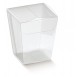 Box palline bianche per 1 bottiglia con finestra