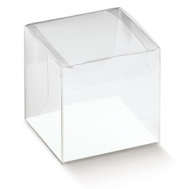 Caixa acetato transparente scatto 80x80x200mm
