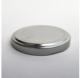 coperchio metallico argento