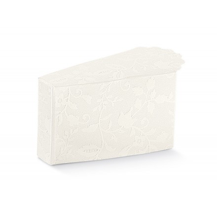 FETTA TORTA C/PIZZO harmony bianco 80x45x50
