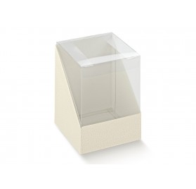 DUO pelle bianco 65x65x45