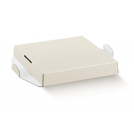 PELLE BIANCO fondo astucio 180x180x30
