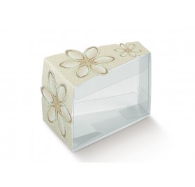 Fetta Torta  fiore ricamato 80x45x50