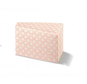 Fetta Torta  quadri rosa 80x45x50