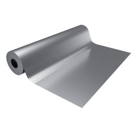 Papel de embrulho eco liso prateado